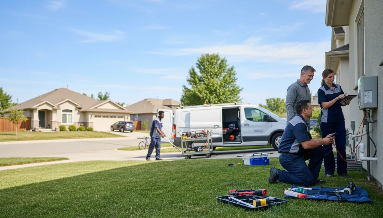 Tankless water heater service in Topaz, CA